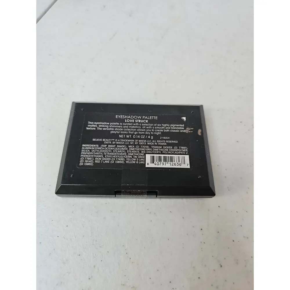 Believe Beauty small eyeshadow palette